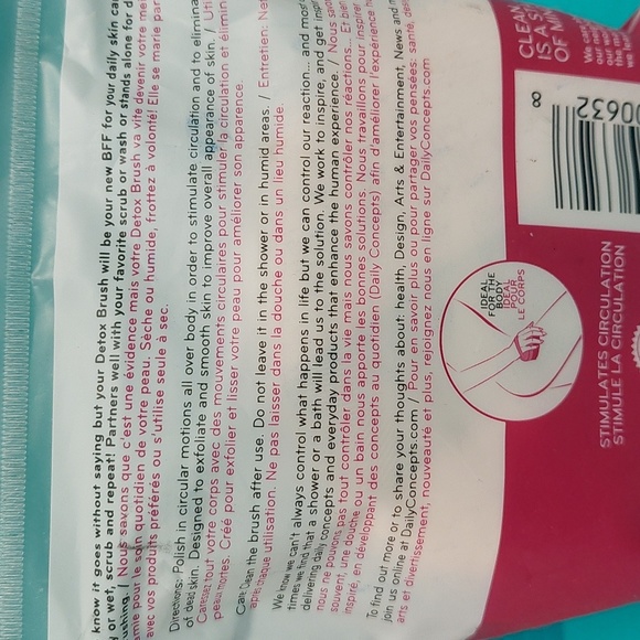 Daily Concepts detox massaging brush - Picture 2 of 3